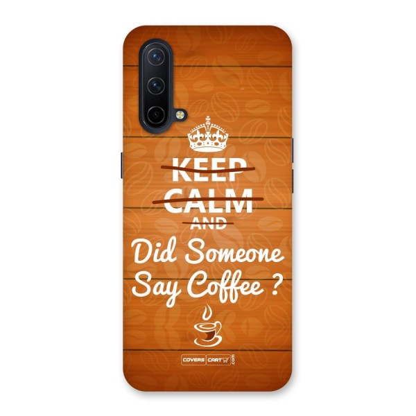 Coffee Ardour Back Case for OnePlus Nord CE 5G
