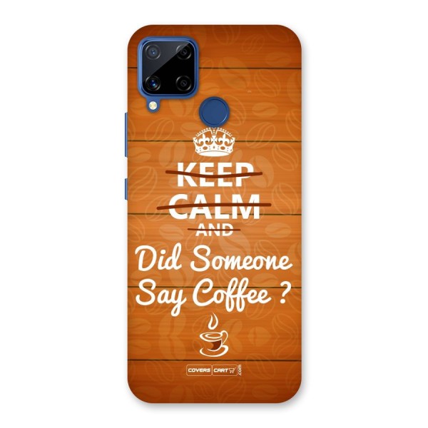 Coffee Ardour Back Case for Realme C12