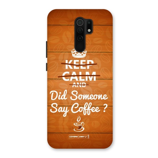 Coffee Ardour Back Case for Redmi 9 Prime