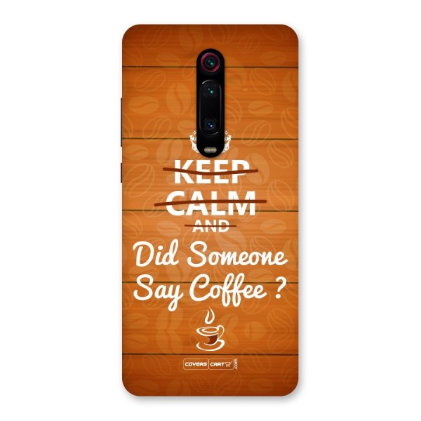 Coffee Ardour Back Case for Redmi K20 Pro