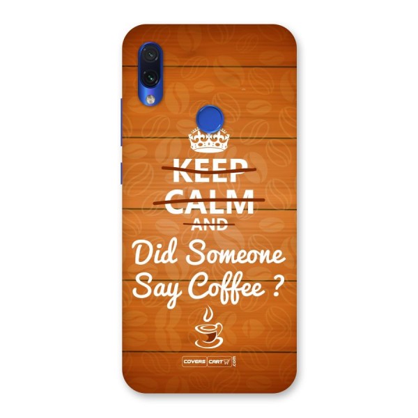 Coffee Ardour Back Case for Redmi Note 7