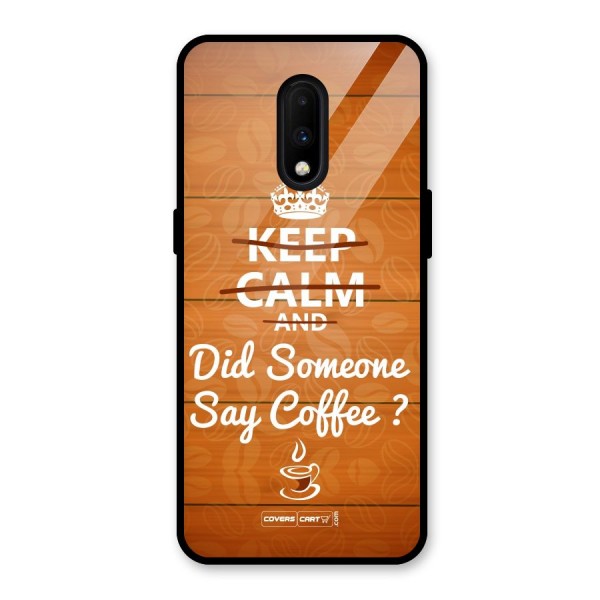 Coffee Ardour Glass Back Case for OnePlus 7