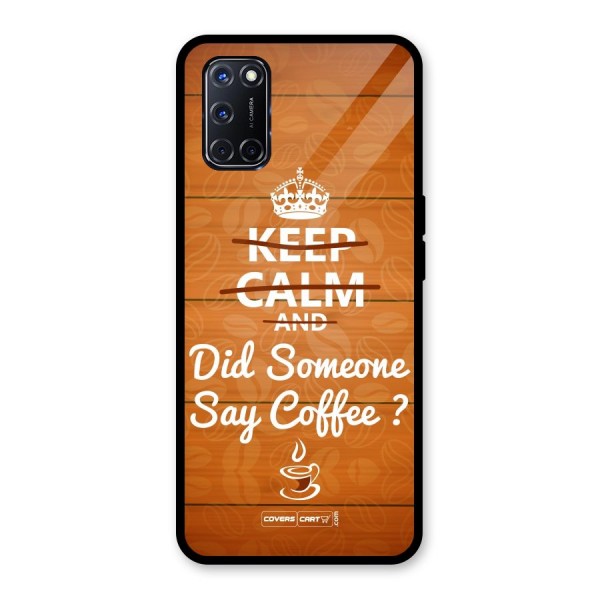 Coffee Ardour Glass Back Case for Oppo A52