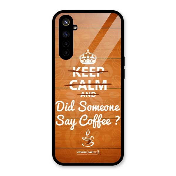 Coffee Ardour Glass Back Case for Realme 6