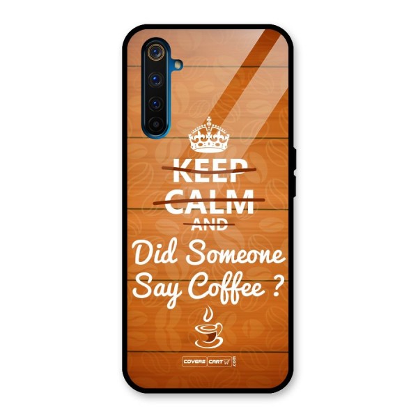 Coffee Ardour Glass Back Case for Realme 6 Pro