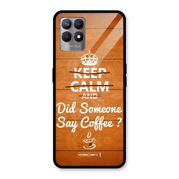 Coffee Ardour Glass Back Case for Realme 8i