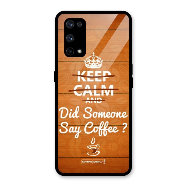 Coffee Ardour Glass Back Case for Realme X7 Pro