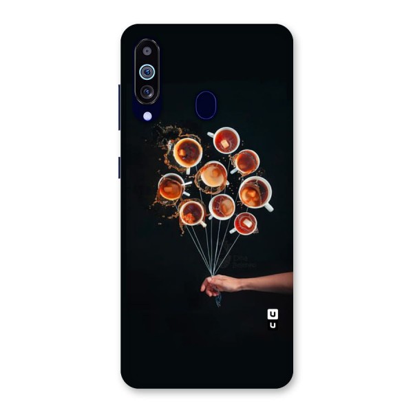 Coffee Balloon Back Case for Galaxy A60