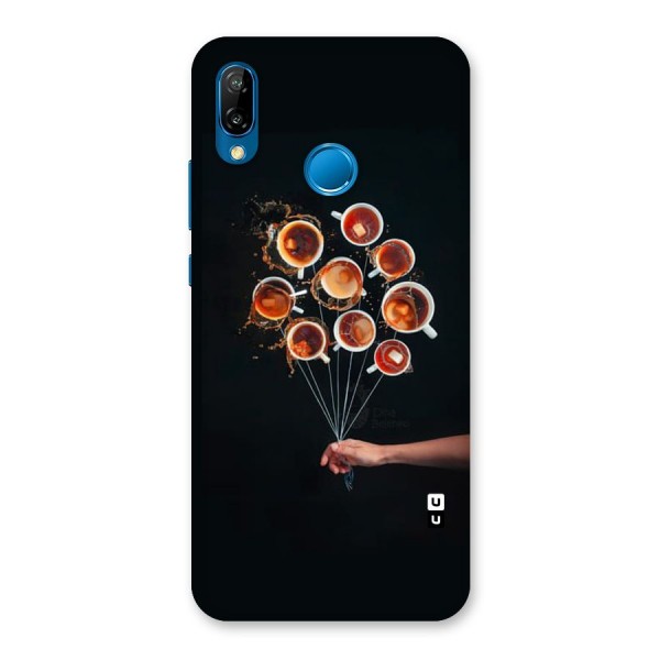 Coffee Balloon Back Case for Huawei P20 Lite