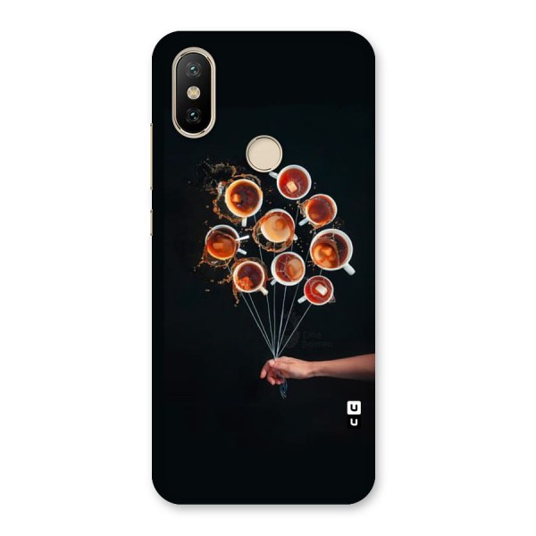 Coffee Balloon Back Case for Mi A2