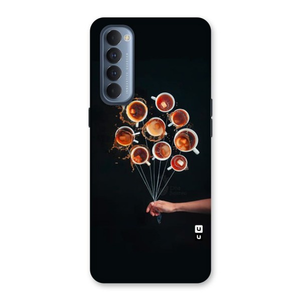 Coffee Balloon Back Case for Reno4 Pro