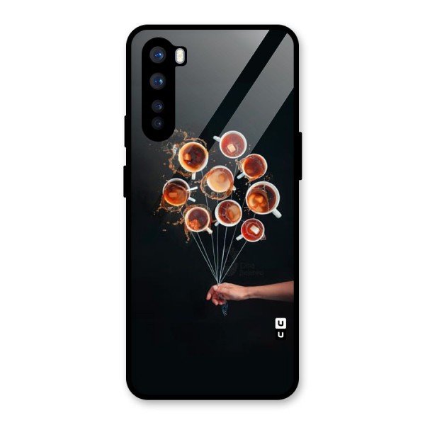 Coffee Balloon Glass Back Case for OnePlus Nord