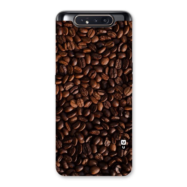 Coffee Beans Scattered Back Case for Galaxy A80