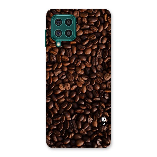 Coffee Beans Scattered Back Case for Galaxy F62