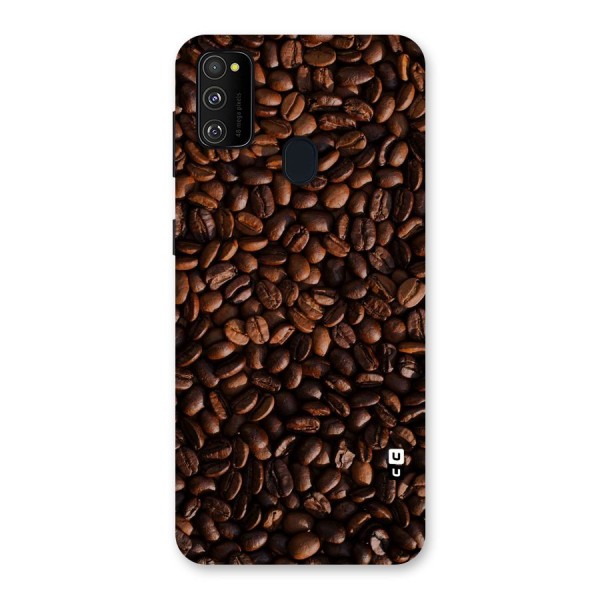 Coffee Beans Scattered Back Case for Galaxy M21