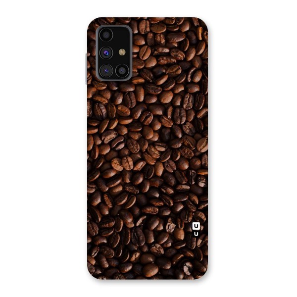 Coffee Beans Scattered Back Case for Galaxy M31s