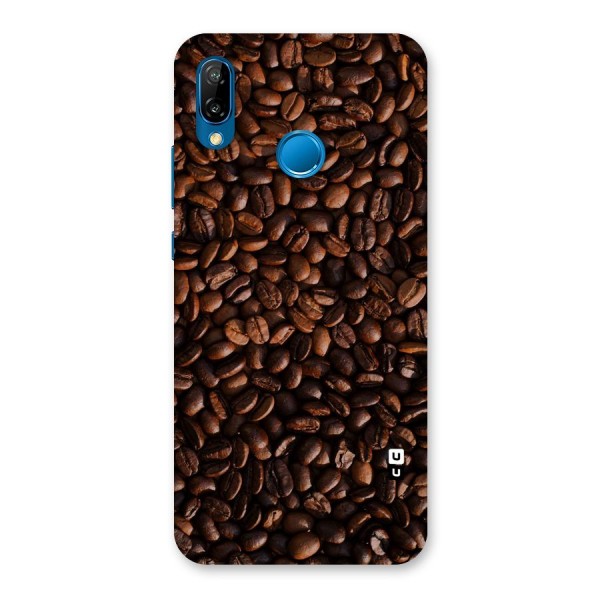 Coffee Beans Scattered Back Case for Huawei P20 Lite