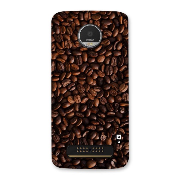 Coffee Beans Scattered Back Case for Moto Z Play