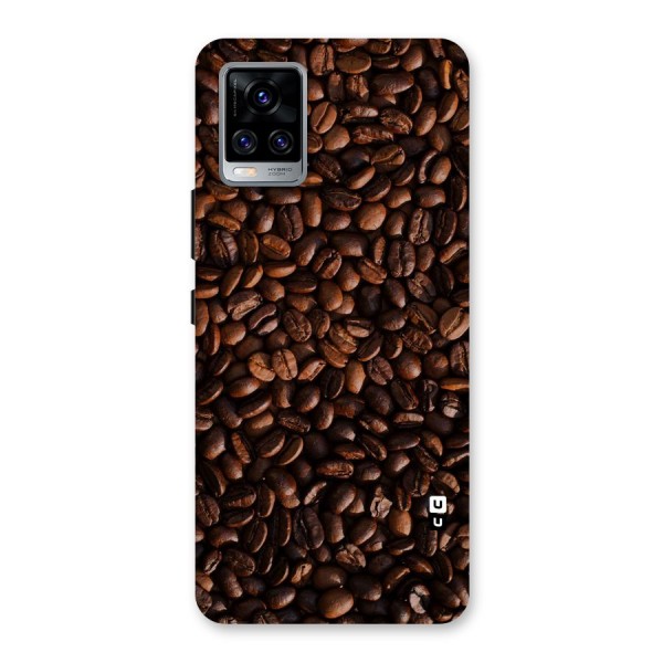 Coffee Beans Scattered Back Case for Vivo V20 Pro