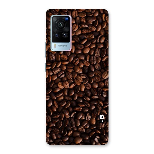 Coffee Beans Scattered Back Case for Vivo X60 Pro