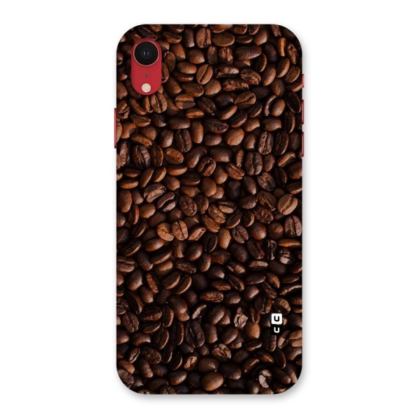 Coffee Beans Scattered Back Case for iPhone XR