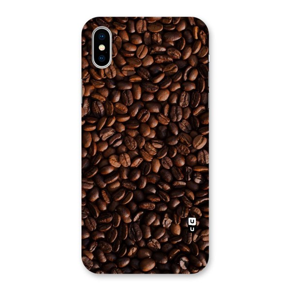 Coffee Beans Scattered Back Case for iPhone XS