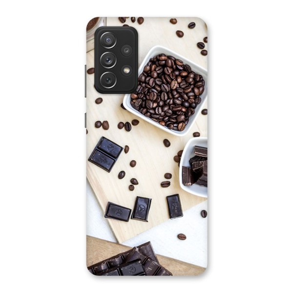 Coffee Beans and Chocolate Back Case for Galaxy A72