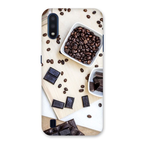 Coffee Beans and Chocolate Back Case for Galaxy M01