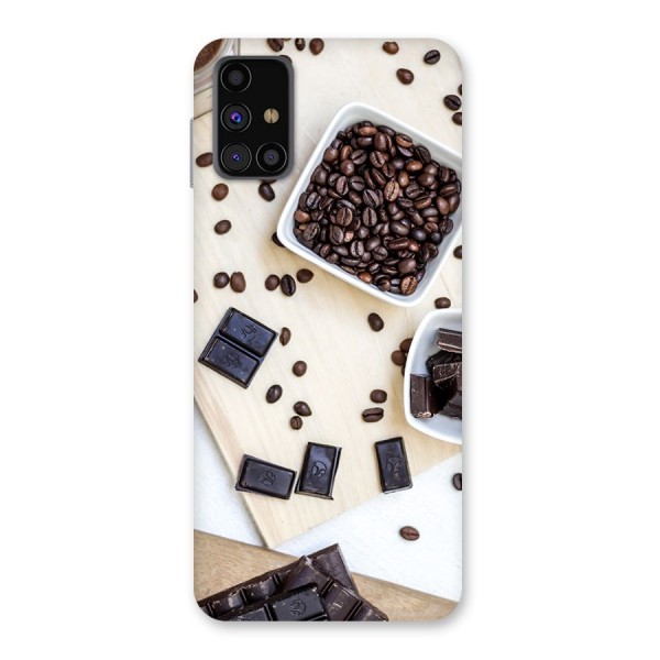 Coffee Beans and Chocolate Back Case for Galaxy M31s