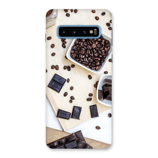 Coffee Beans and Chocolate Back Case for Galaxy S10