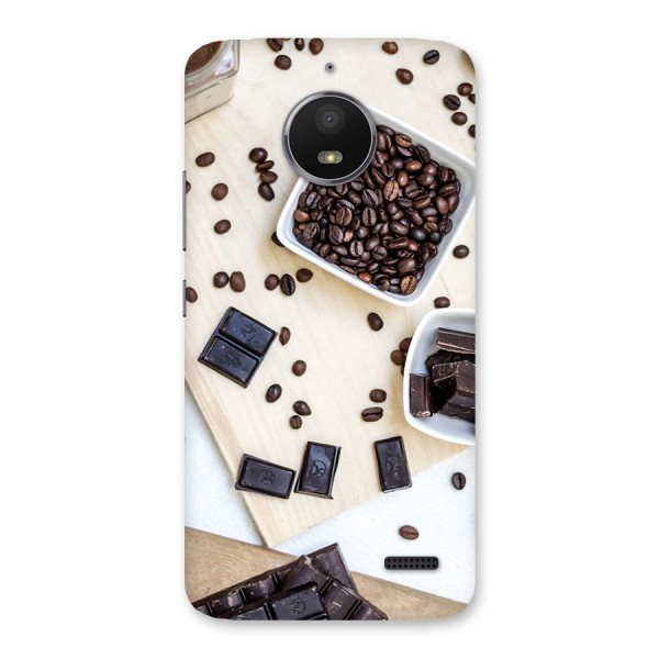 Coffee Beans and Chocolate Back Case for Moto E4