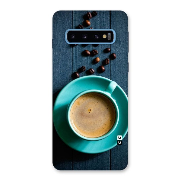 Coffee Beans and Cup Back Case for Galaxy S10