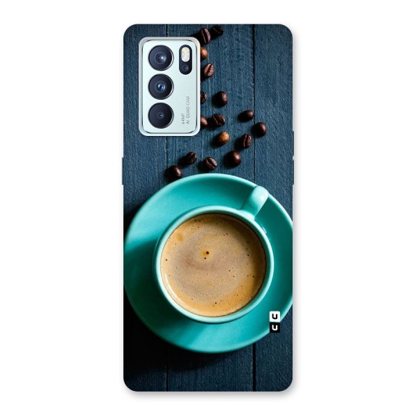 Coffee Beans and Cup Back Case for Oppo Reno6 Pro 5G