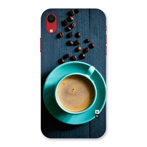 Coffee Beans and Cup Back Case for iPhone XR