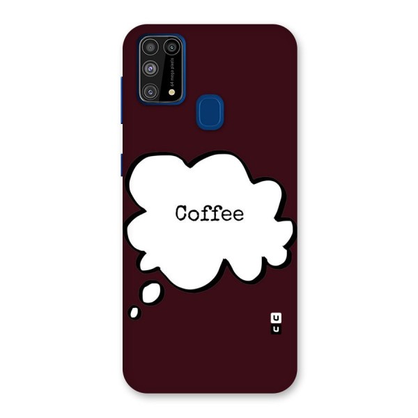 Coffee Bubble Back Case for Galaxy F41