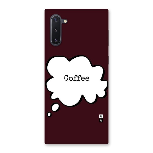 Coffee Bubble Back Case for Galaxy Note 10