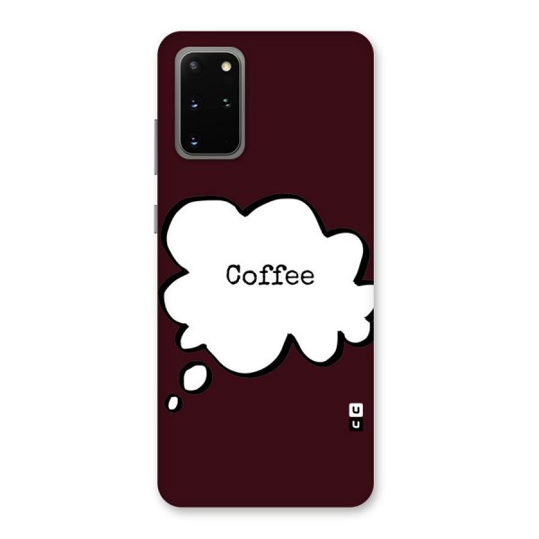 Coffee Bubble Back Case for Galaxy S20 Plus