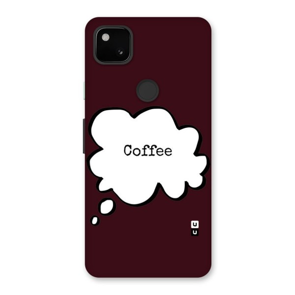 Coffee Bubble Back Case for Google Pixel 4a