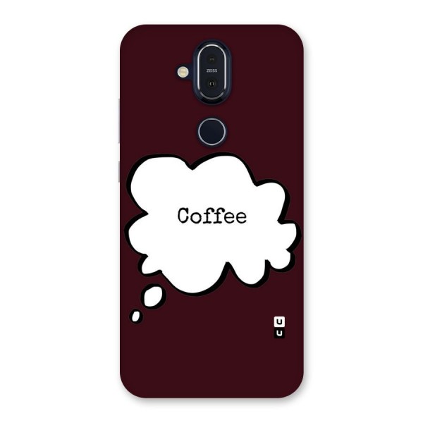 Coffee Bubble Back Case for Nokia 8.1