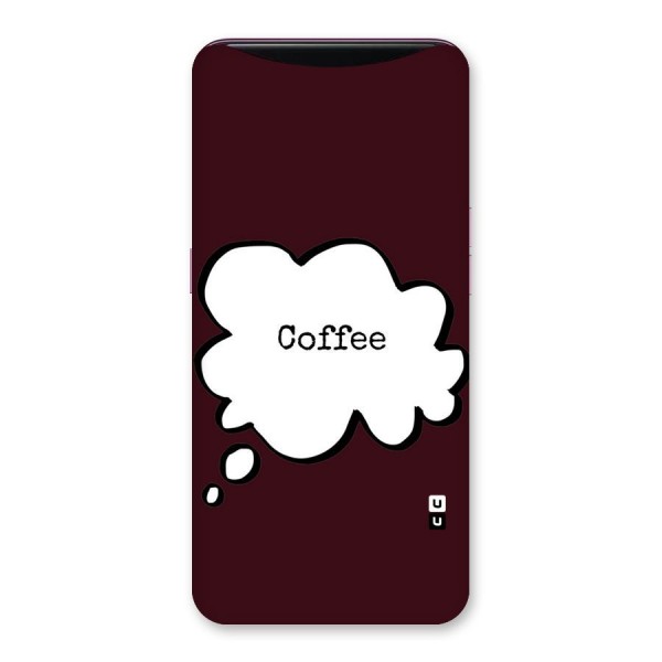 Coffee Bubble Back Case for Oppo Find X