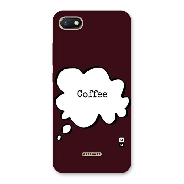 Coffee Bubble Back Case for Redmi 6A