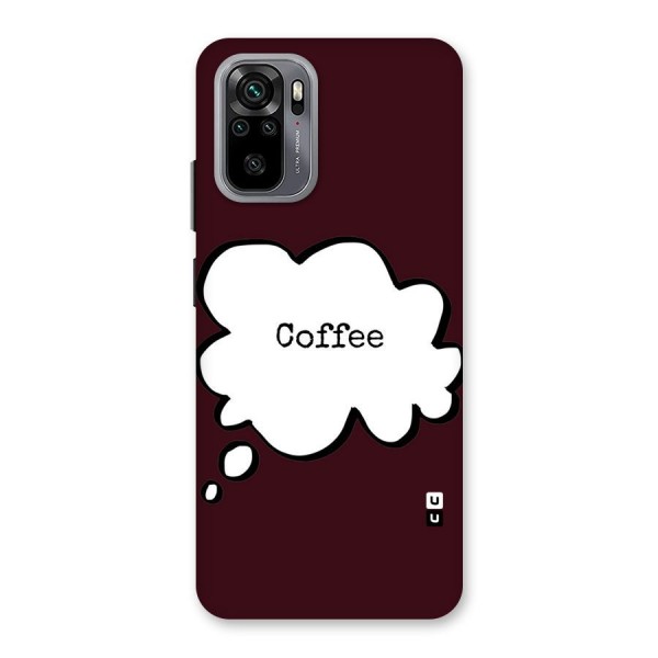 Coffee Bubble Back Case for Redmi Note 10