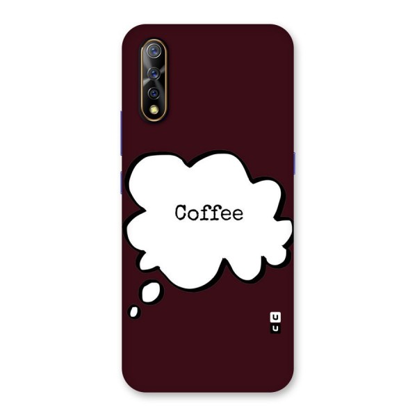 Coffee Bubble Back Case for Vivo S1