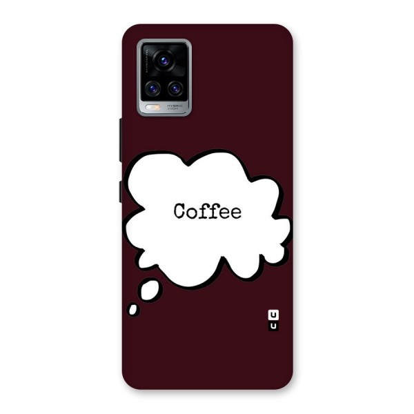 Coffee Bubble Back Case for Vivo V20 Pro