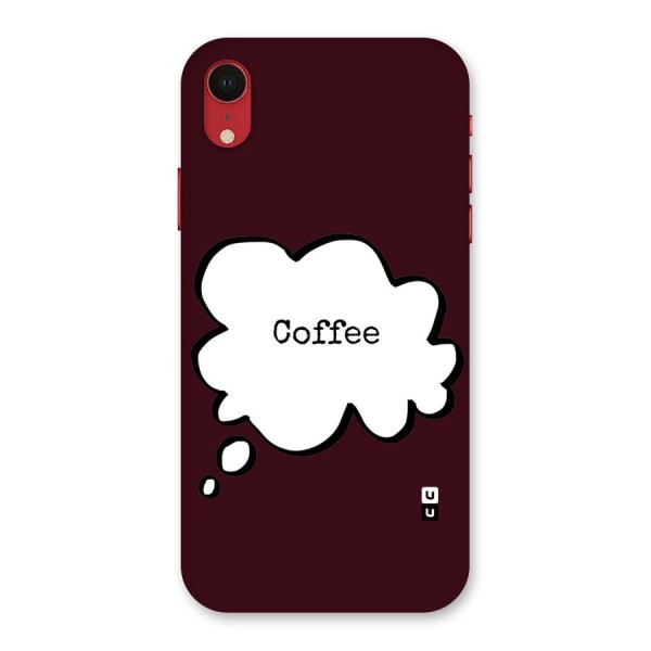 Coffee Bubble Back Case for iPhone XR