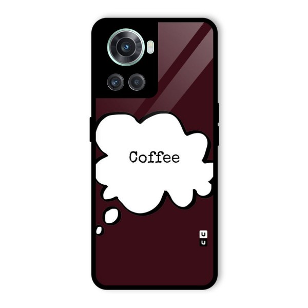 Coffee Bubble Glass Back Case for OnePlus 10R