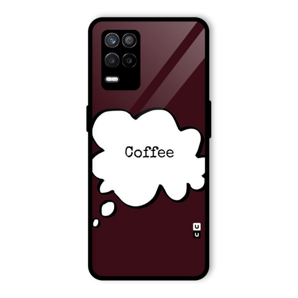 Coffee Bubble Glass Back Case for Realme 9 5G