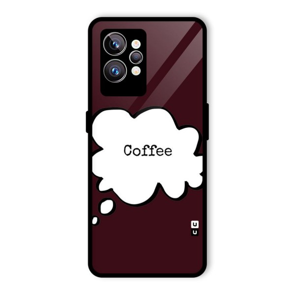 Coffee Bubble Glass Back Case for Realme GT2 Pro