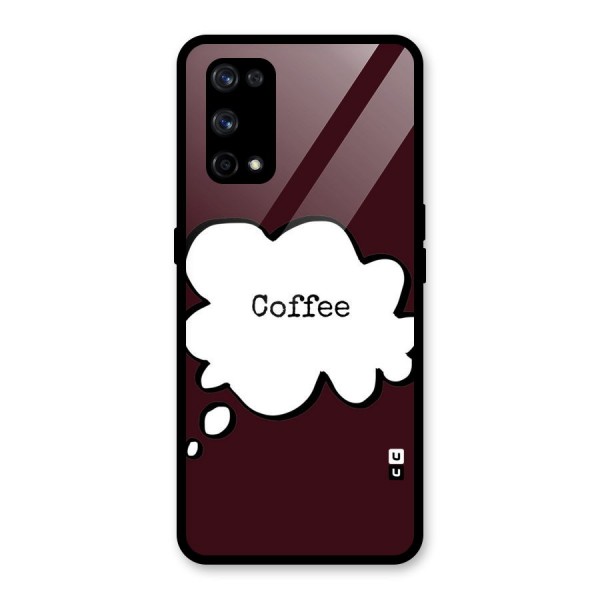 Coffee Bubble Glass Back Case for Realme X7 Pro