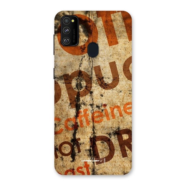 Coffee Caffeine Back Case for Galaxy M21